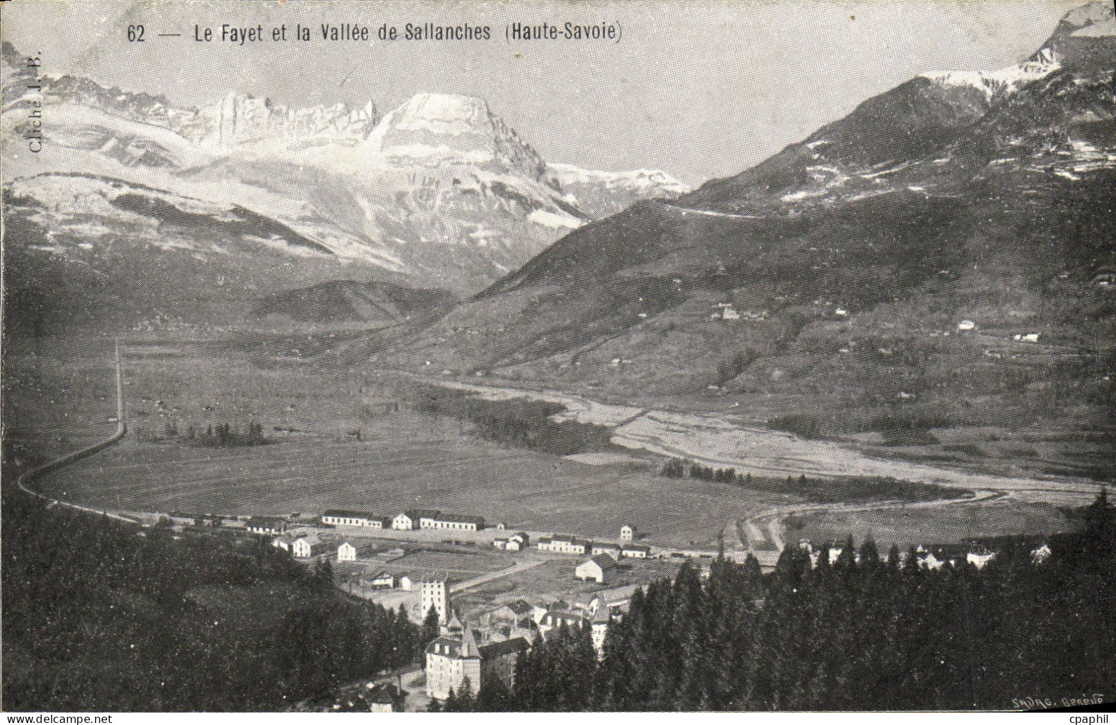 CPA Sallanches Le Fayet et la Vallee