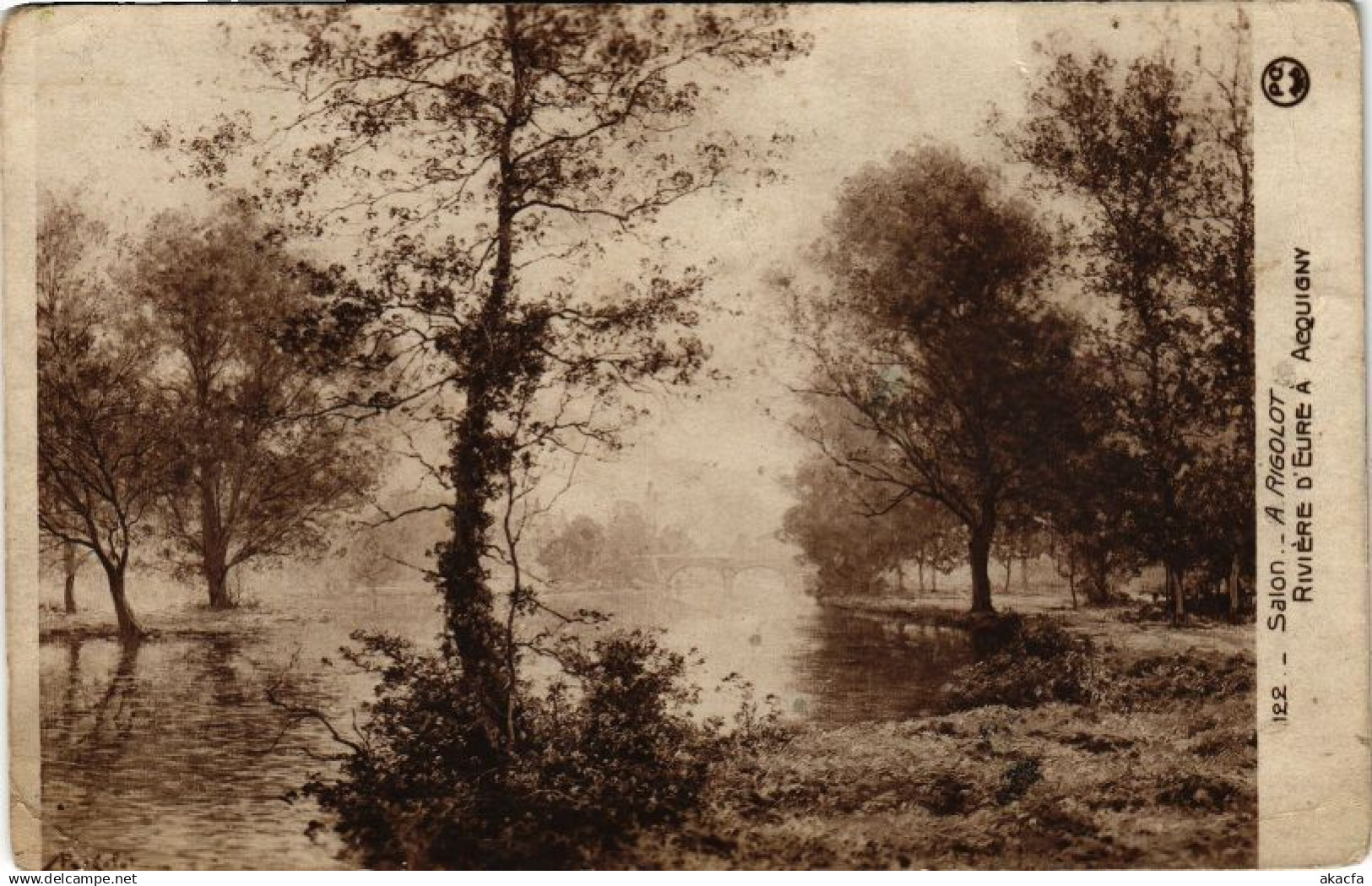 CPA Salon - A Rigolot - Riviere d'Eure a ACQUIGNY (163465)