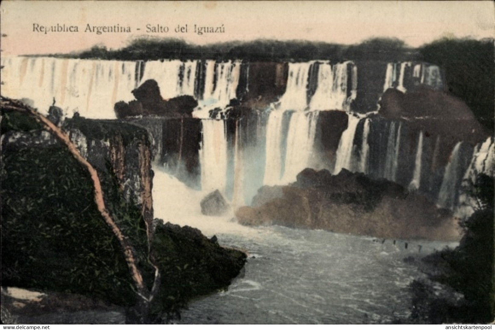 CPA Salto Argentinien, Wasserfälle, Republik Argentinien