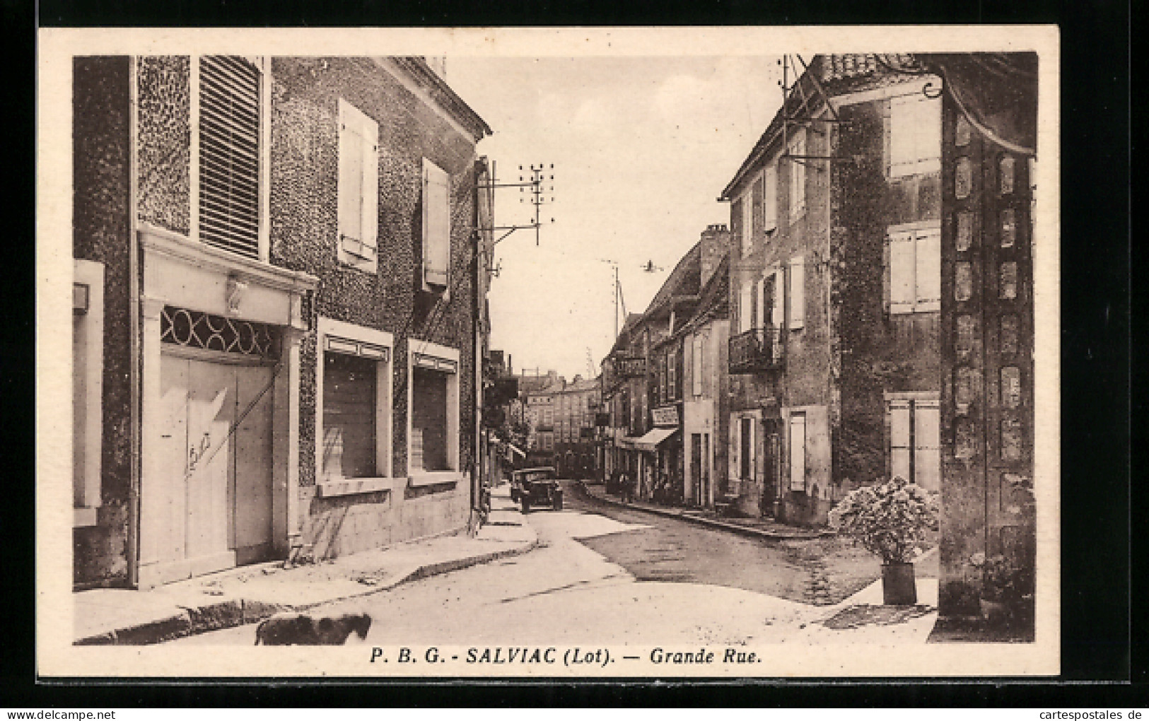 CPA Salviac, Grande Rue