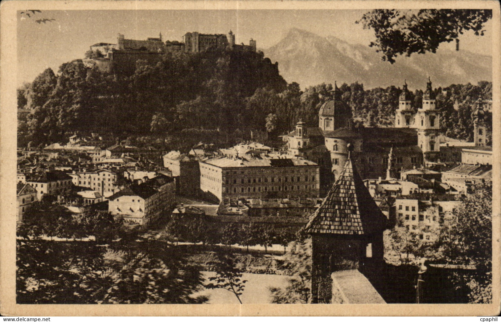 CPA Salzbourg (Austria) vue price du mont des Freres Cupueins