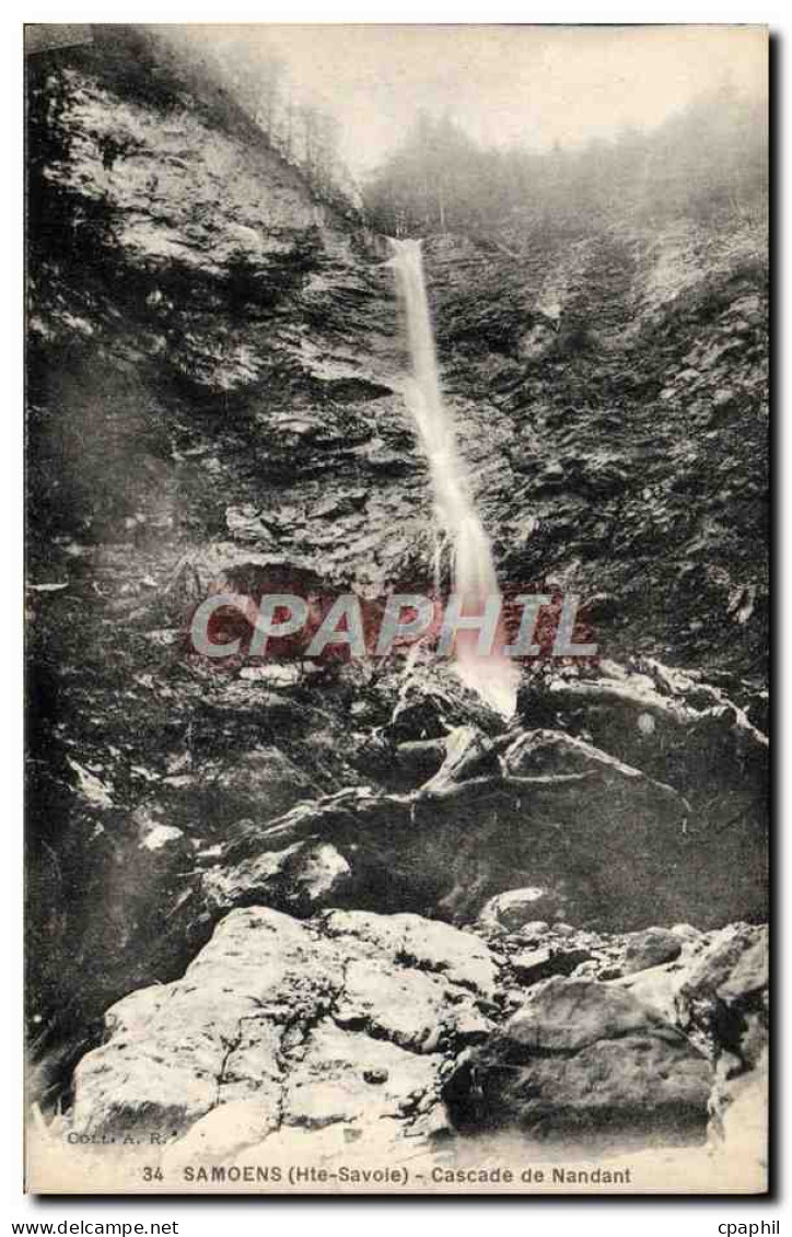 CPA Samoens Cascade de Nandant