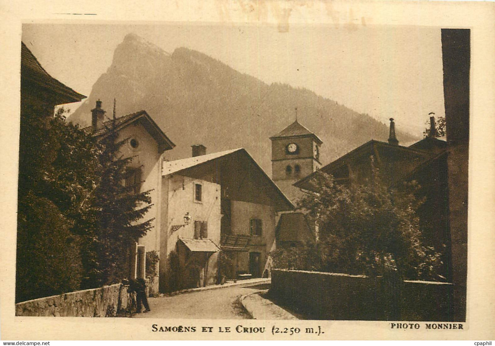 CPA Samoens et le Criou