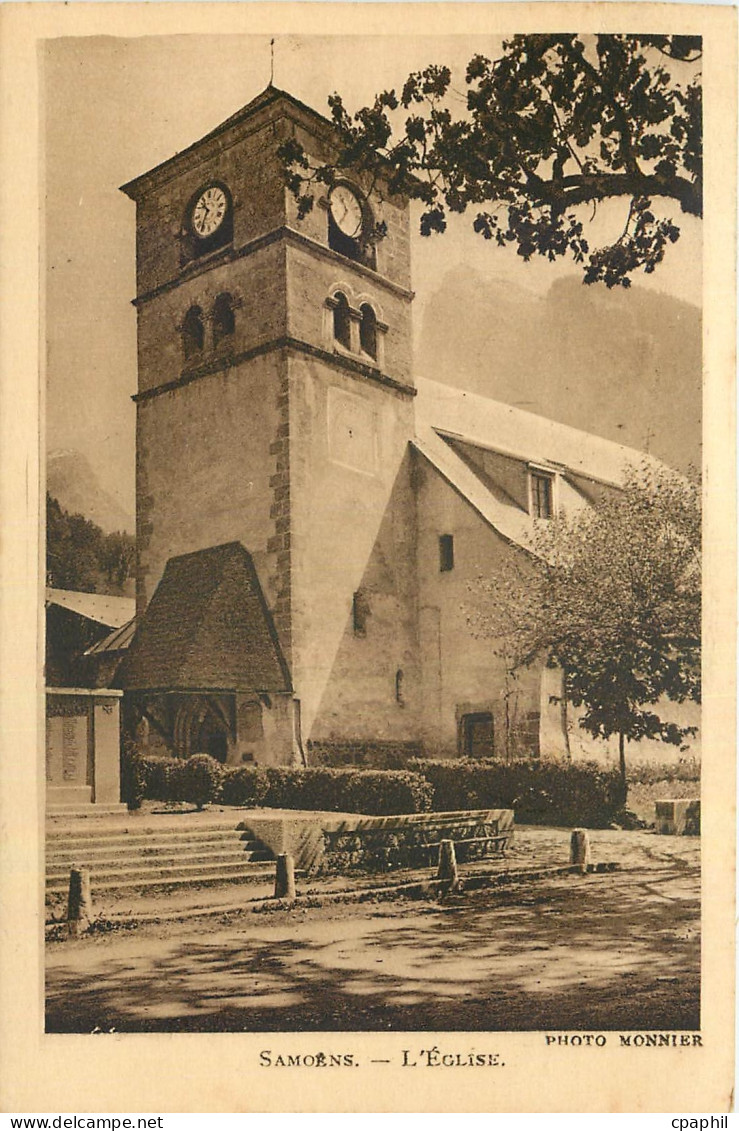 CPA Samoens l'Eglise
