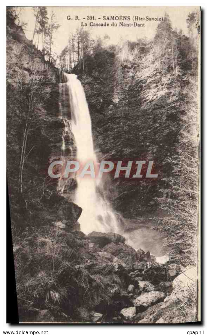 CPA Samoens La Cascade Du Nant Dant