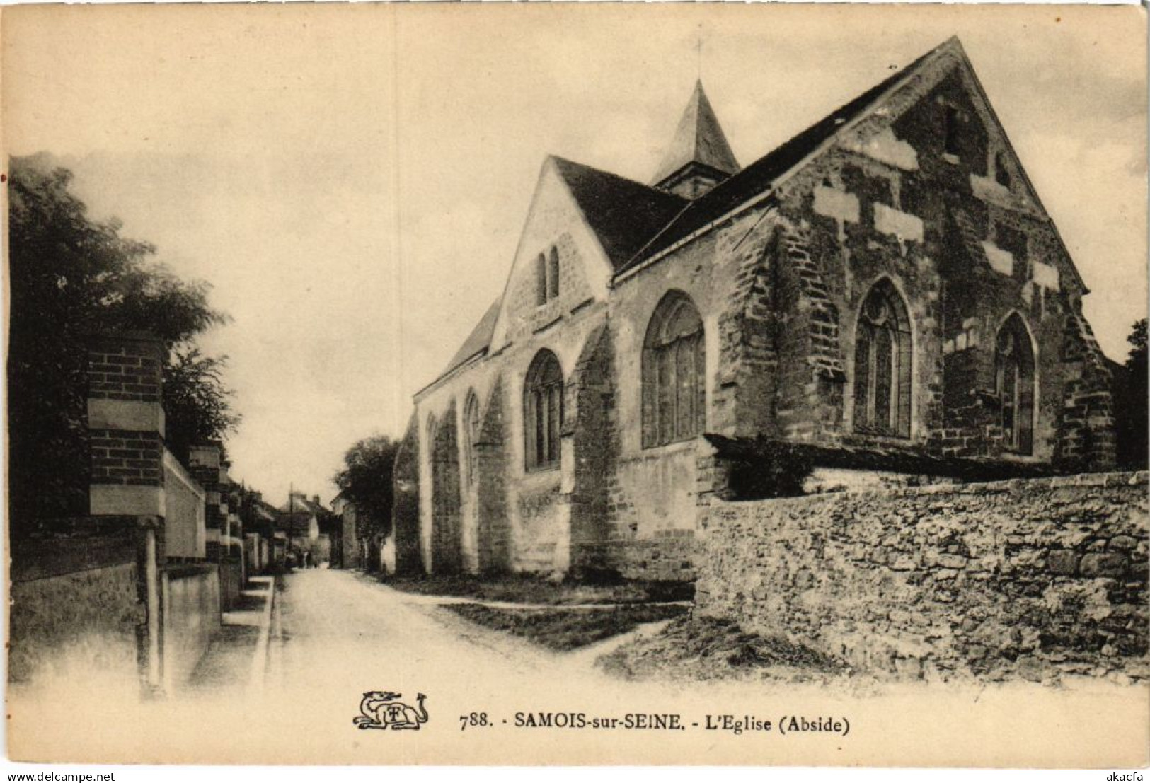CPA Samois L'Eglise FRANCE (1300892)