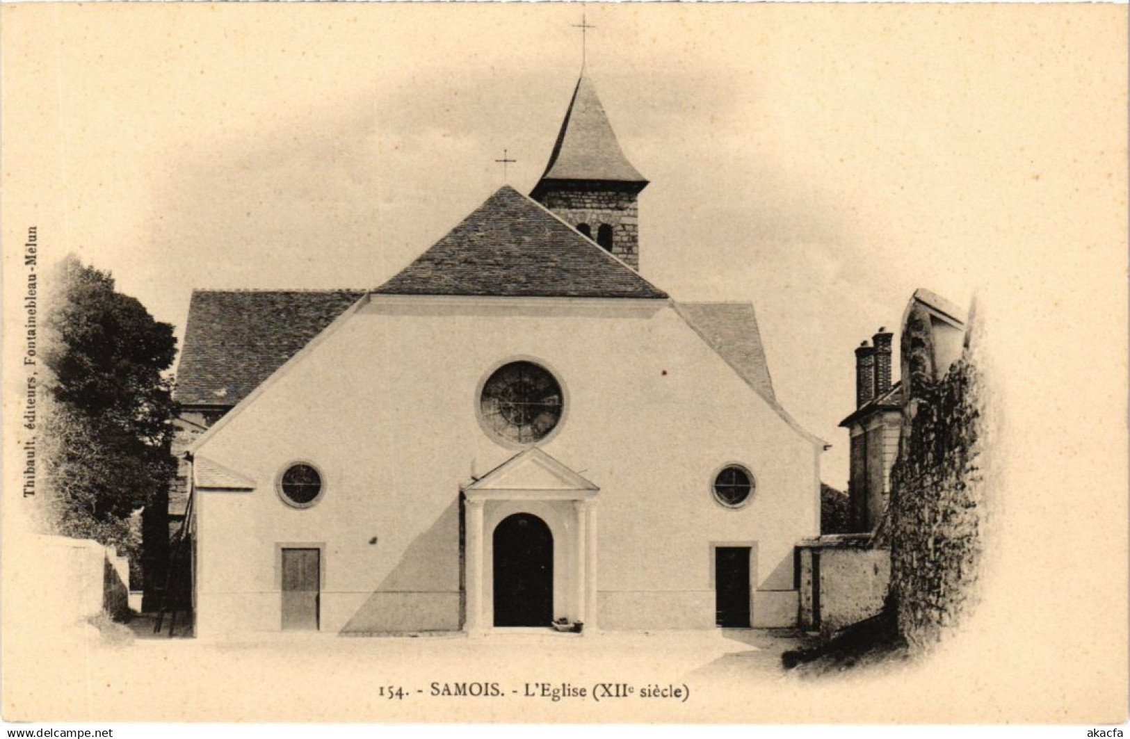 CPA Samois L'Eglise FRANCE (1300906)