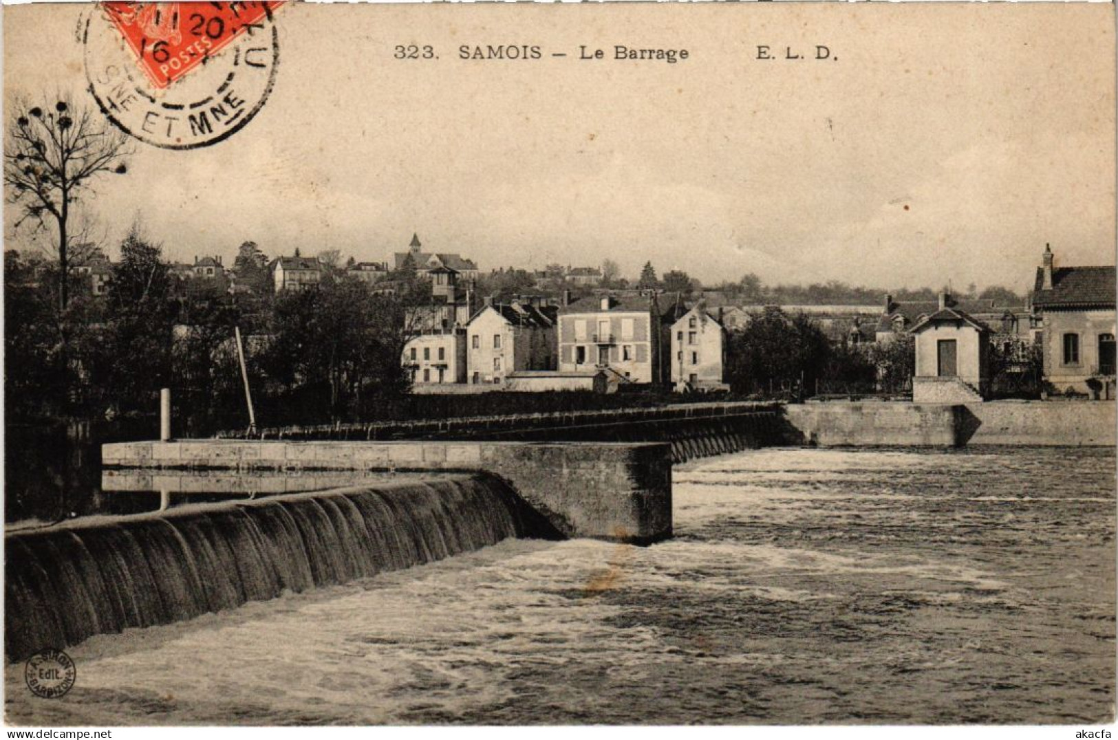 CPA Samois Le Barrage FRANCE (1300871)