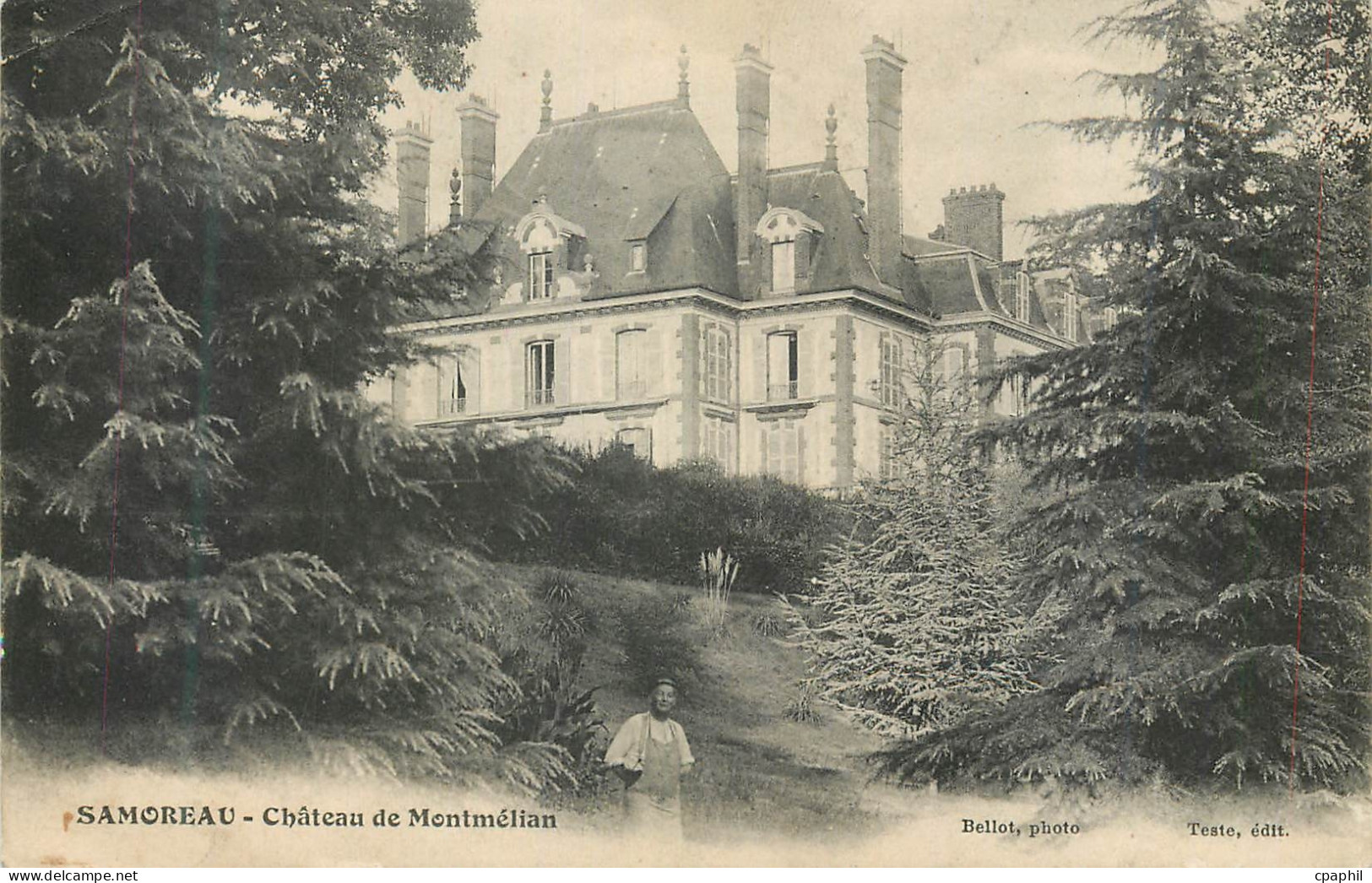 CPA Samoreau Chateau de Montmelian