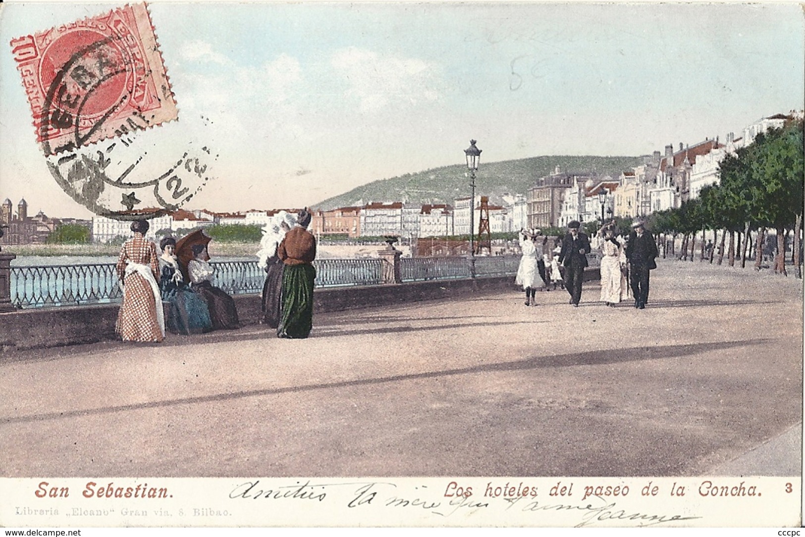 CPA San Sebastian Los Hoteles del paseo de la Concha