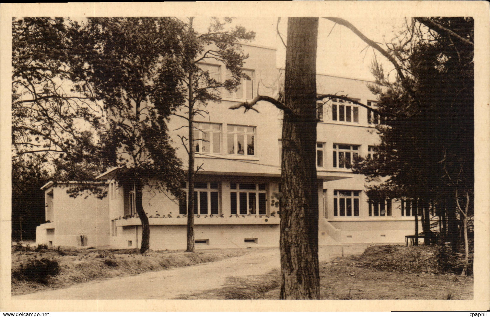 CPA SAnatorium de la Bucaille Aincourt Pavillon du personnel