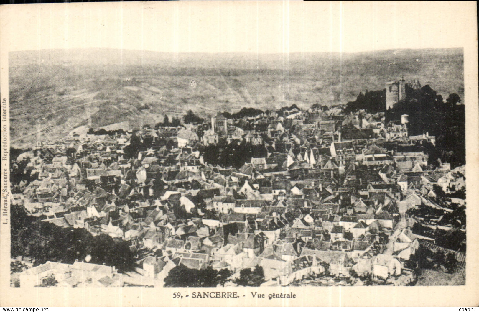 CPA Sancerre vue generale