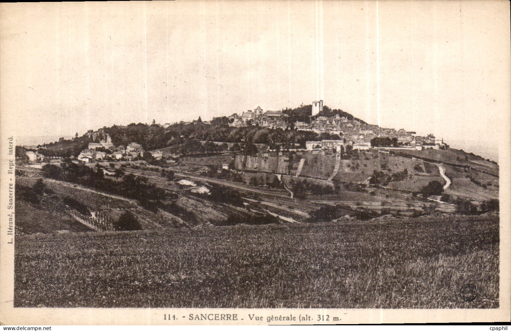 CPA Sancerre vue generale