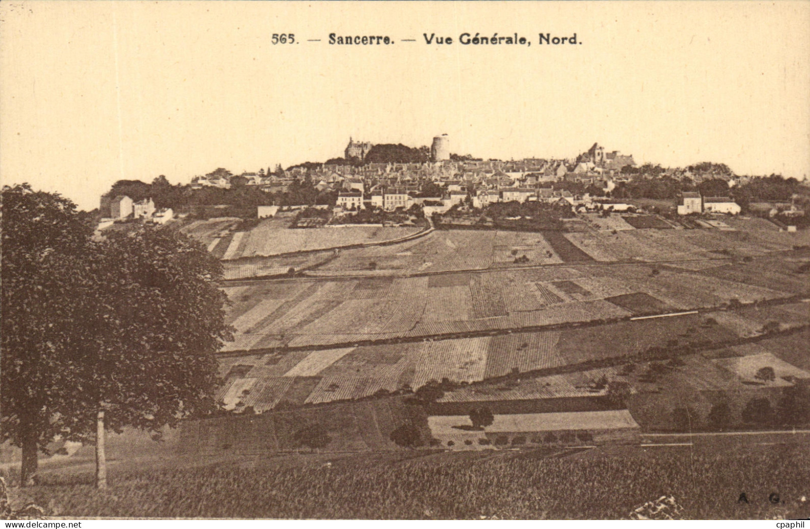 CPA Sancerre Vue Generale Nord