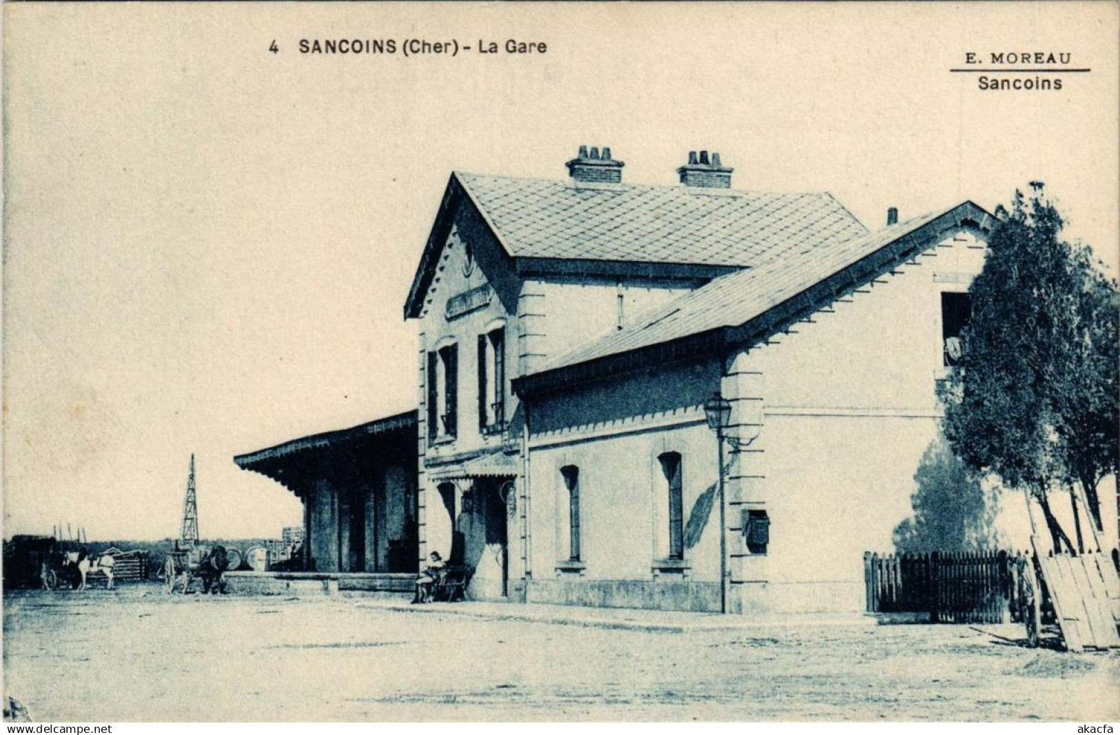 CPA SANCOINS La Gare (612980)