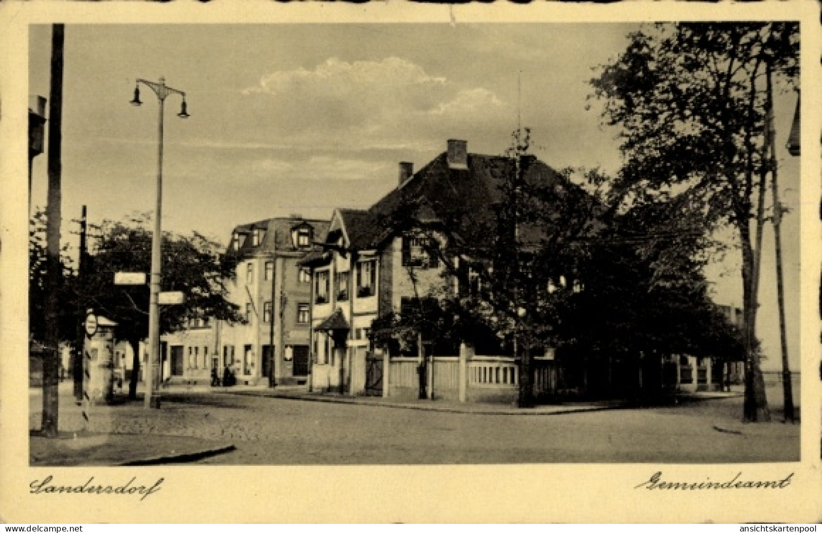 CPA Sandersdorf Brehna in Saxe Anhalt, Gemeindeamt