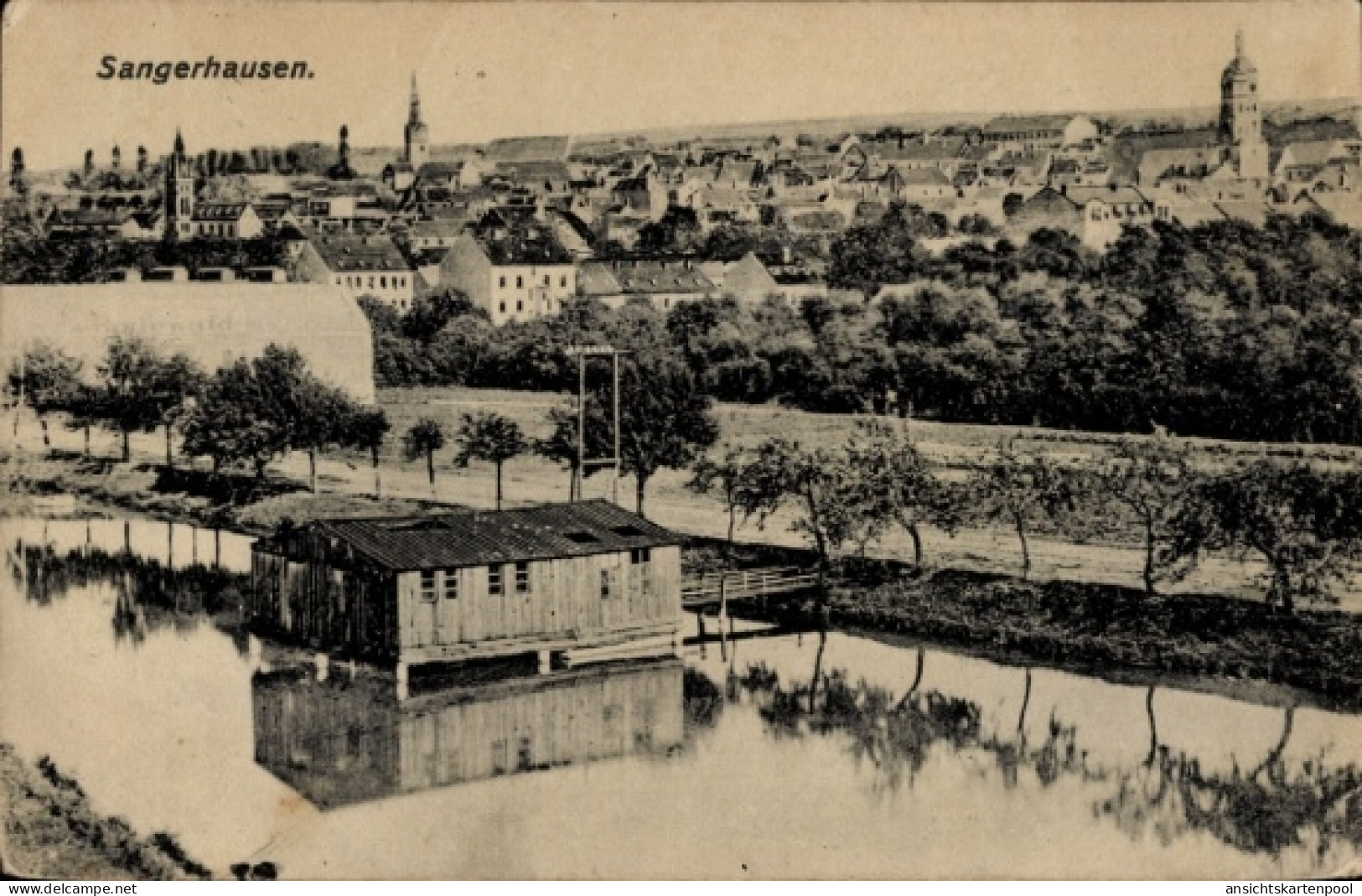 CPA Sangerhausen in Saxe Anhalt, Gesamtansicht