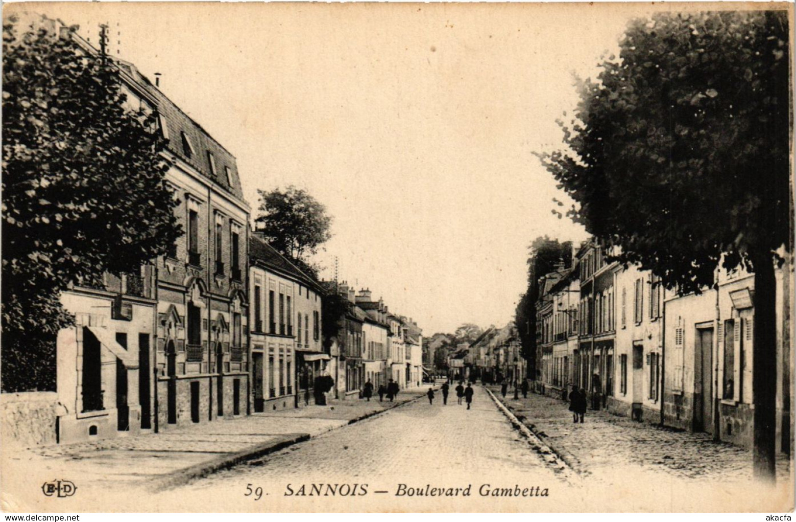 CPA SANNOIS - Boulevard Gambetta (380875)