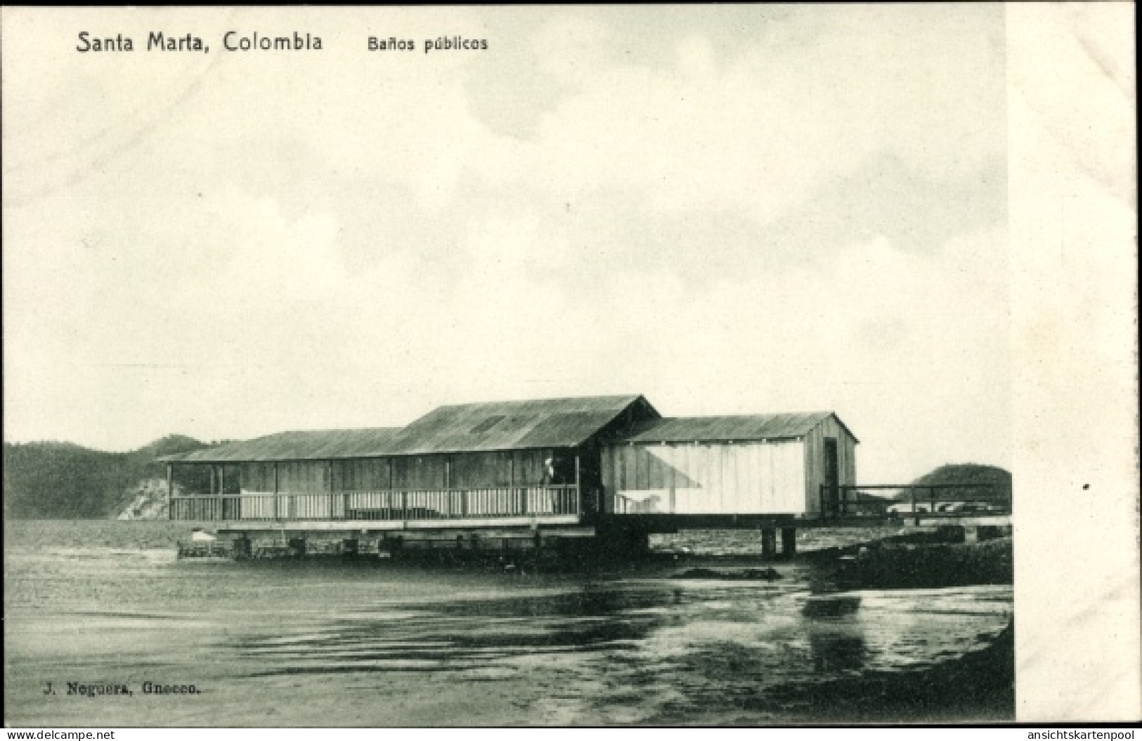 CPA Santa Marta Kolumbien, Öffentliche Toiletten