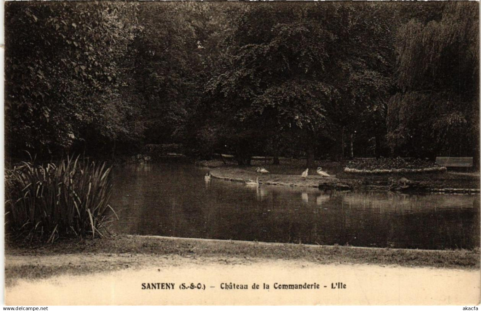 CPA SANTENY Chateau de la Commenderie L'Ile (600330)