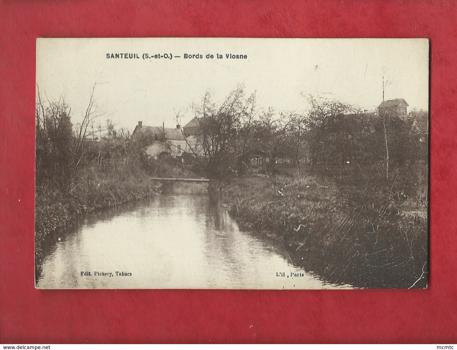 CPA  -  Santeuil   -(S.-et-O.) - Bords de la Viosne