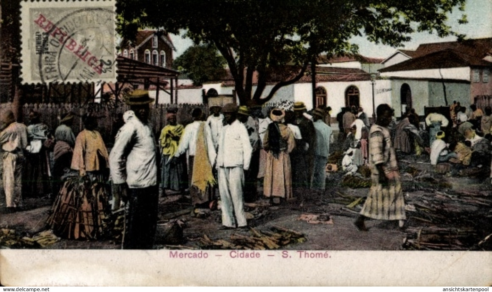 CPA Santo Tomé y Príncipe, Mercado