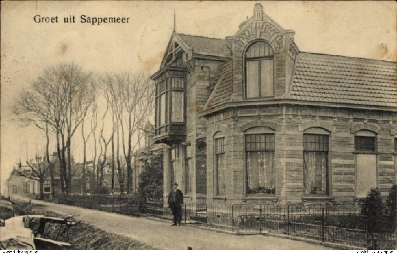 CPA Sappemeer Groningen Niederlande, Haus