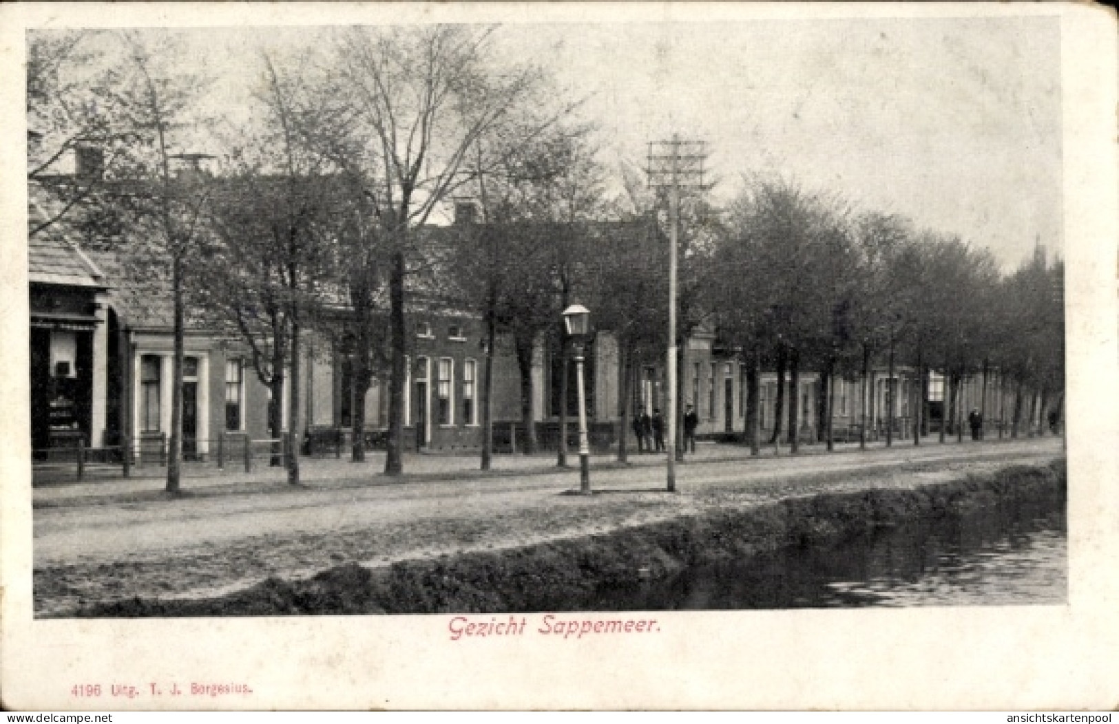 CPA Sappemeer Groningen Niederlande, Häuser