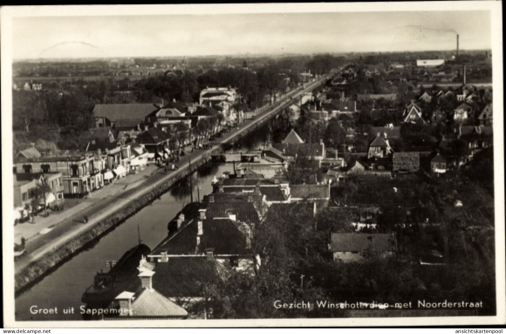 CPA Sappemeer Groningen Niederlande, Noorderstraat