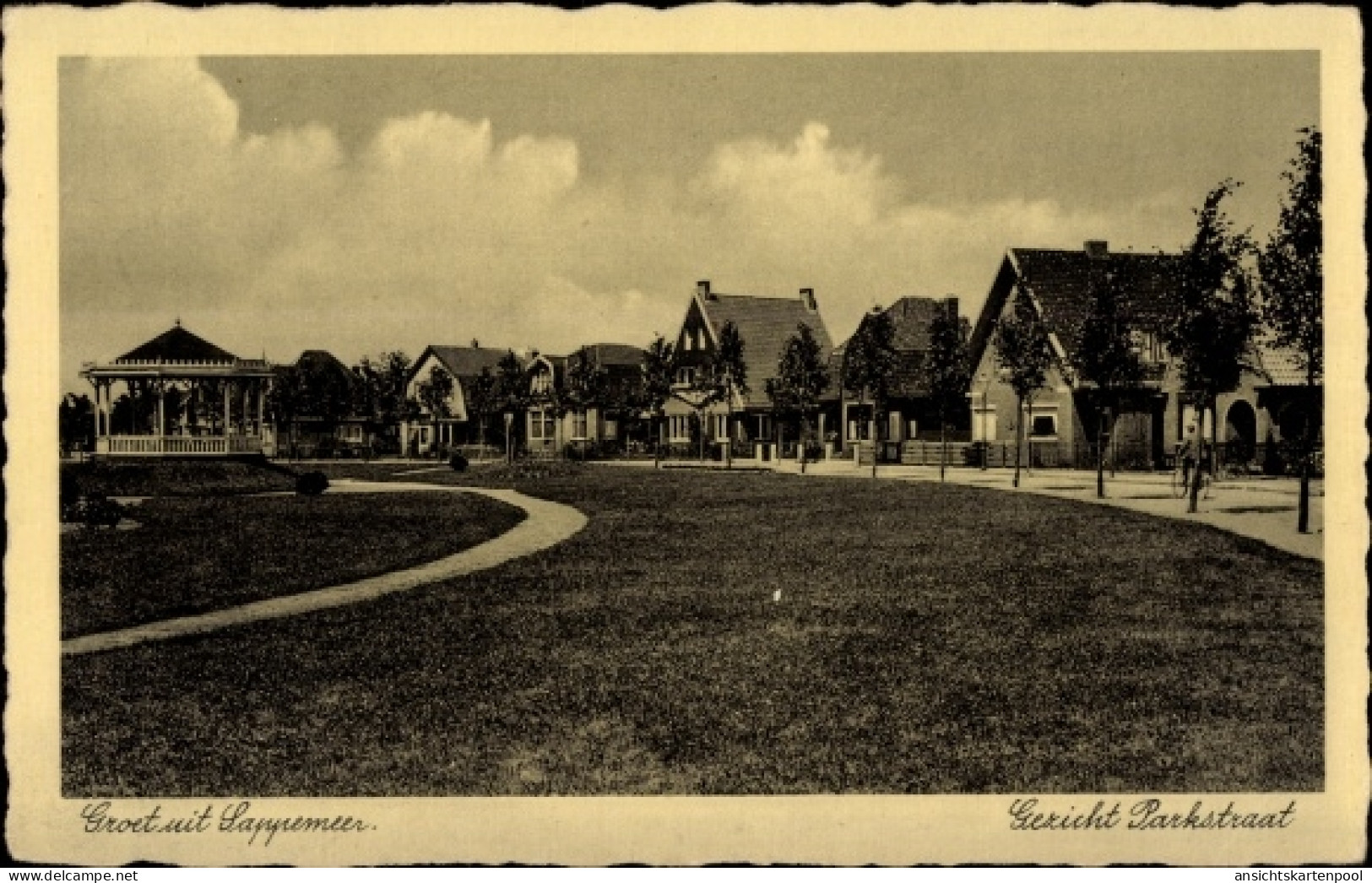 CPA Sappemeer Groningen Niederlande, Parkstraat