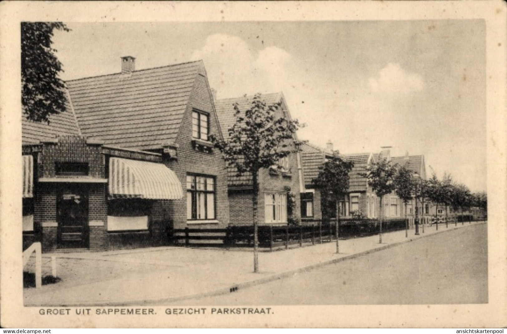 CPA Sappemeer Groningen Niederlande, Parkstraat