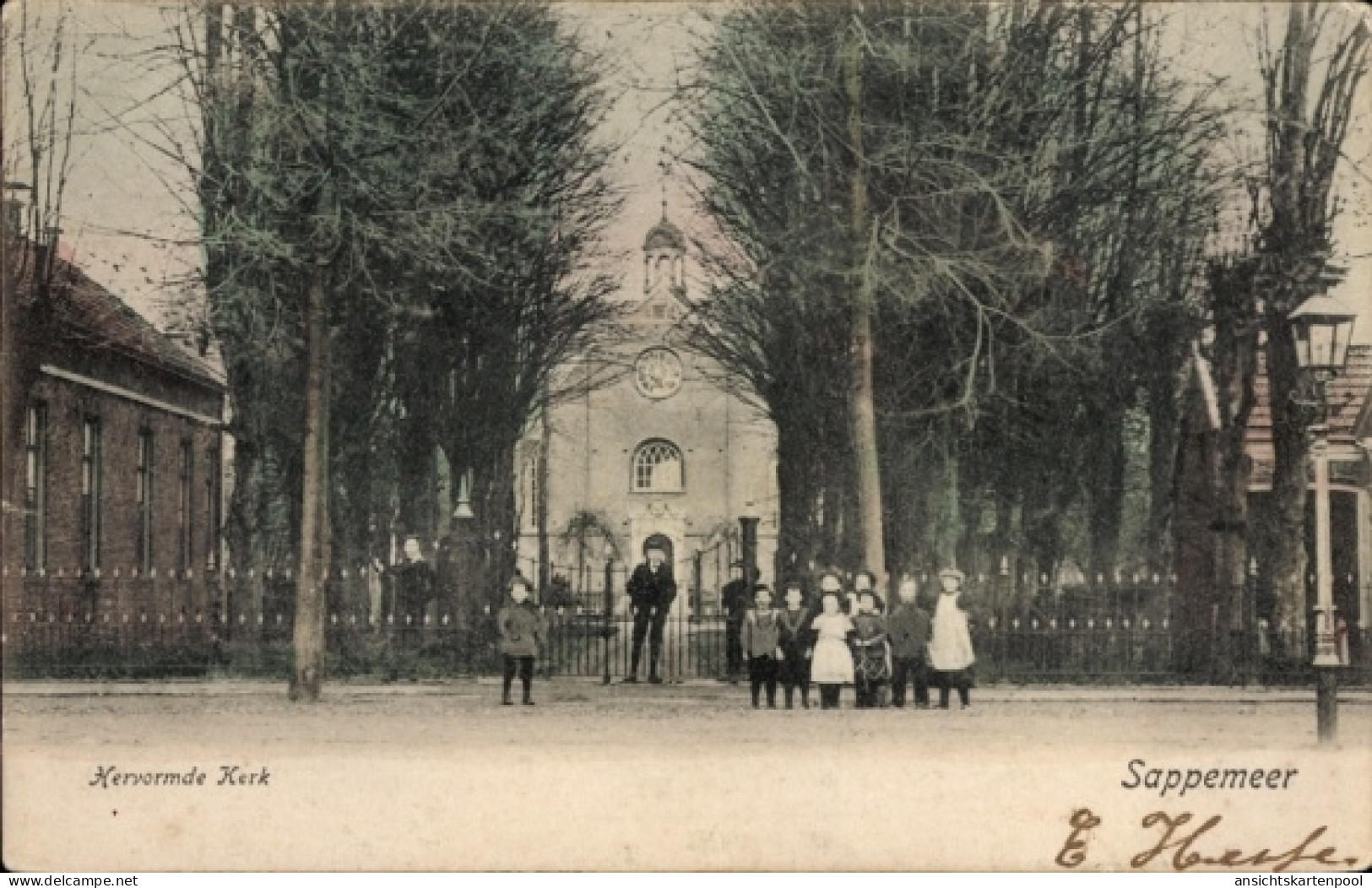 CPA Sappemeer Groningen Niederlande, Reformierte Kirche