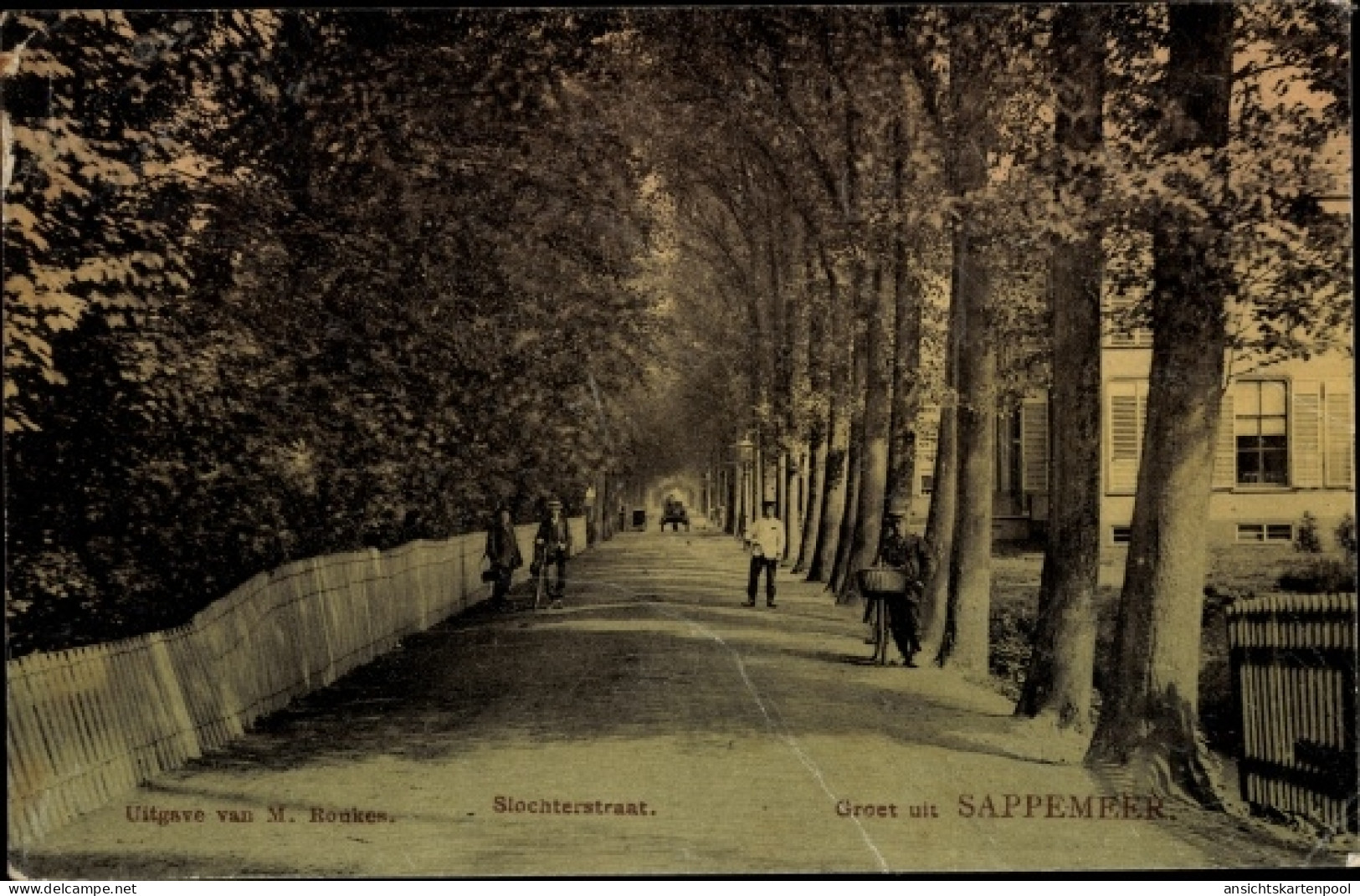 CPA Sappemeer Groningen Niederlande, Slochterstraat