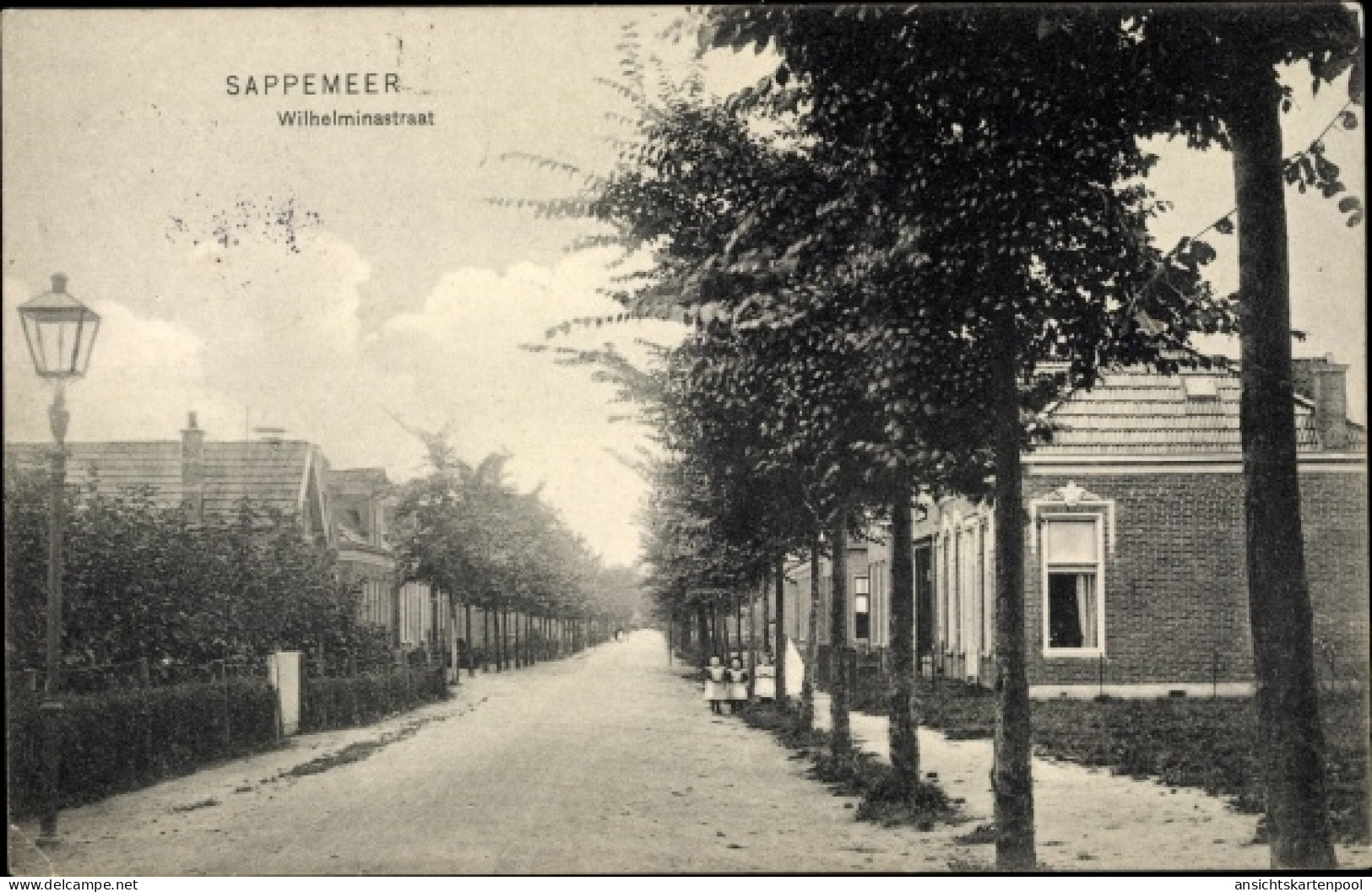 CPA Sappemeer Groningen Niederlande, Wilhelminastraat