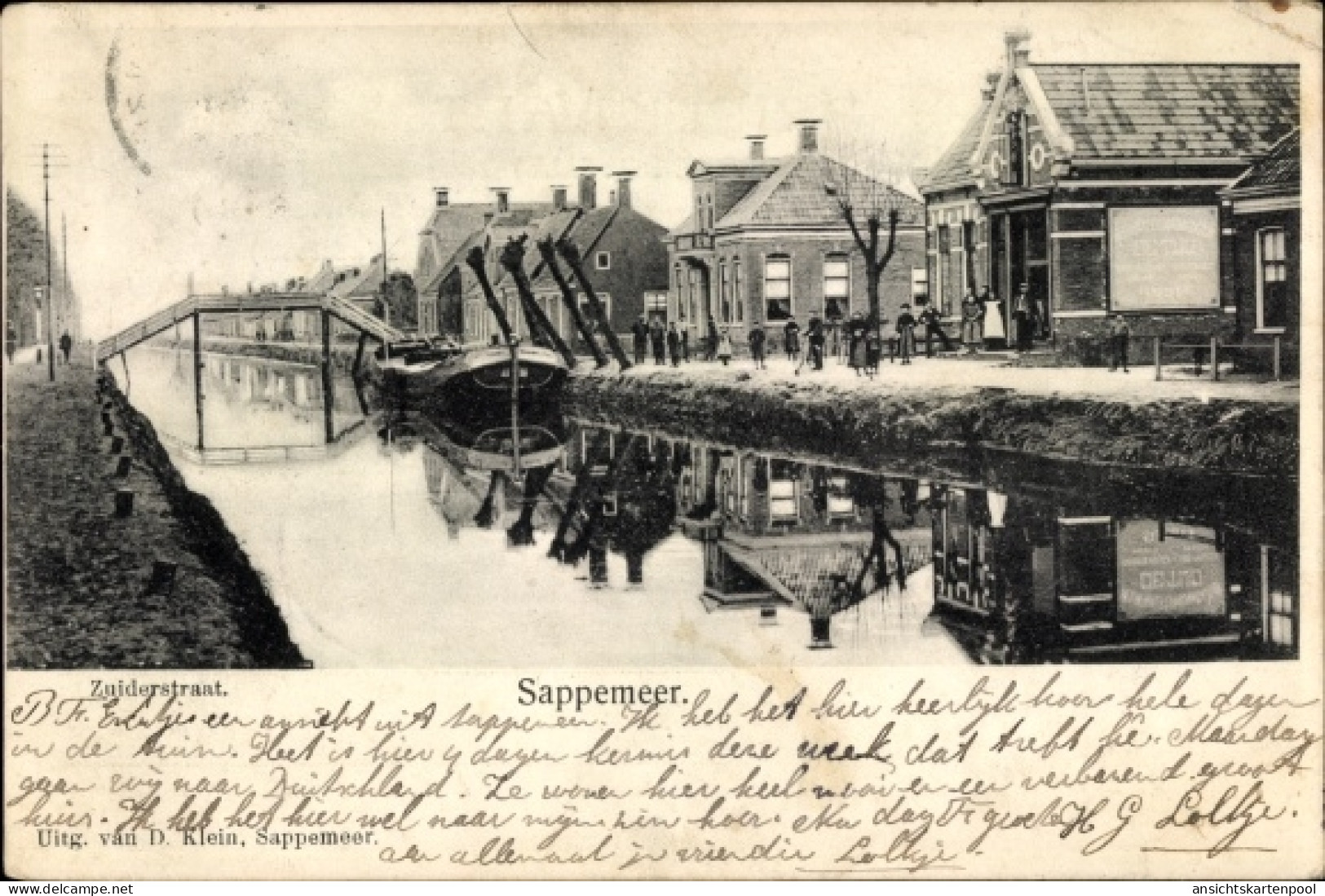 CPA Sappemeer Groningen Niederlande, Zuiderstraat