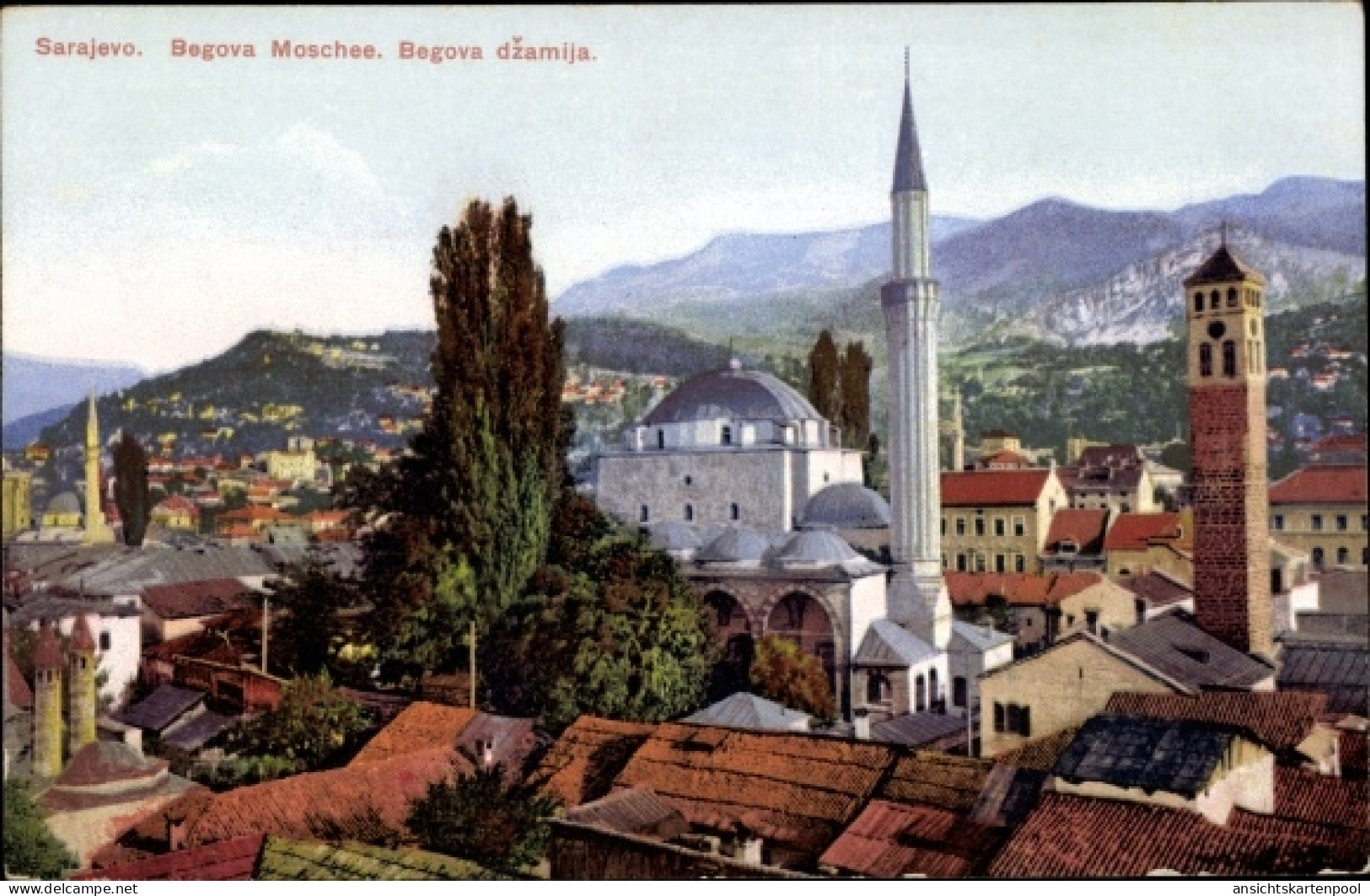 CPA Sarajevo Bosnien Herzegowina, Begova Moschee