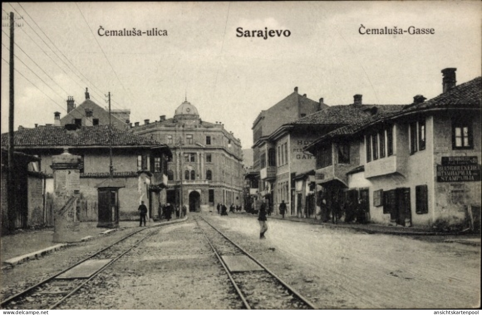CPA Sarajevo Bosnien Herzegowina, Čemaluša-Gasse