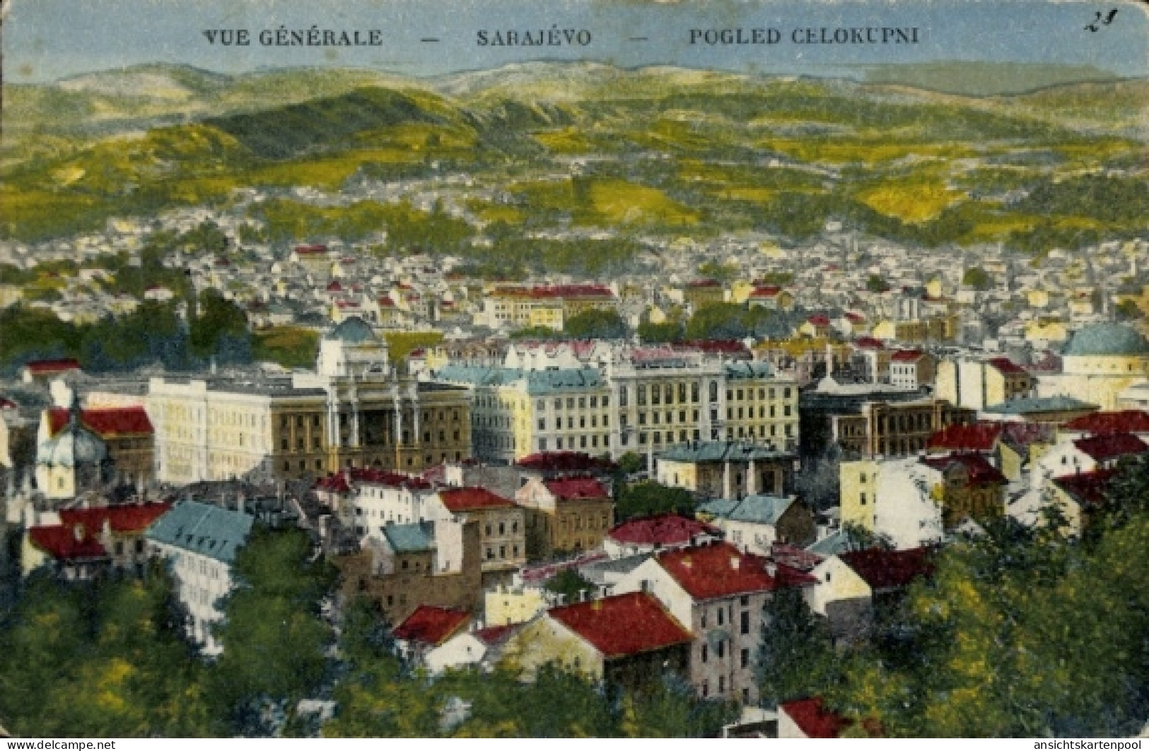CPA Sarajevo Bosnien Herzegowina, Gesamtansicht