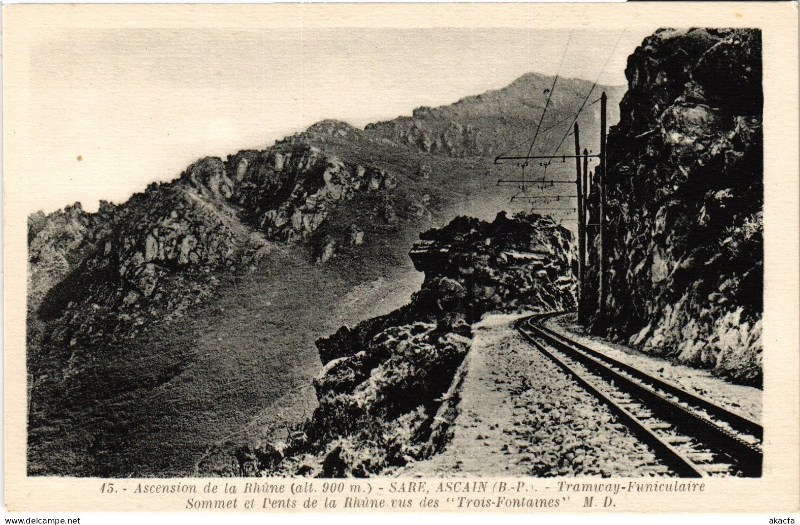 CPA Sare Ascain Tramway Funiculaire (1390174)
