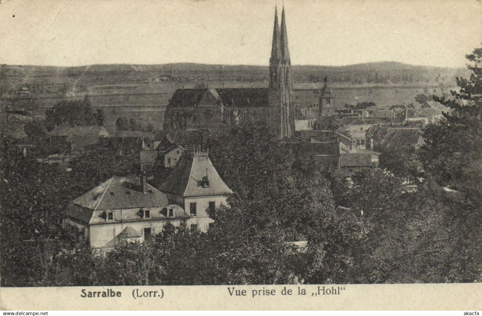 CPA Sarralbe (Lorr.) Vue prise de la Hohl (170096)