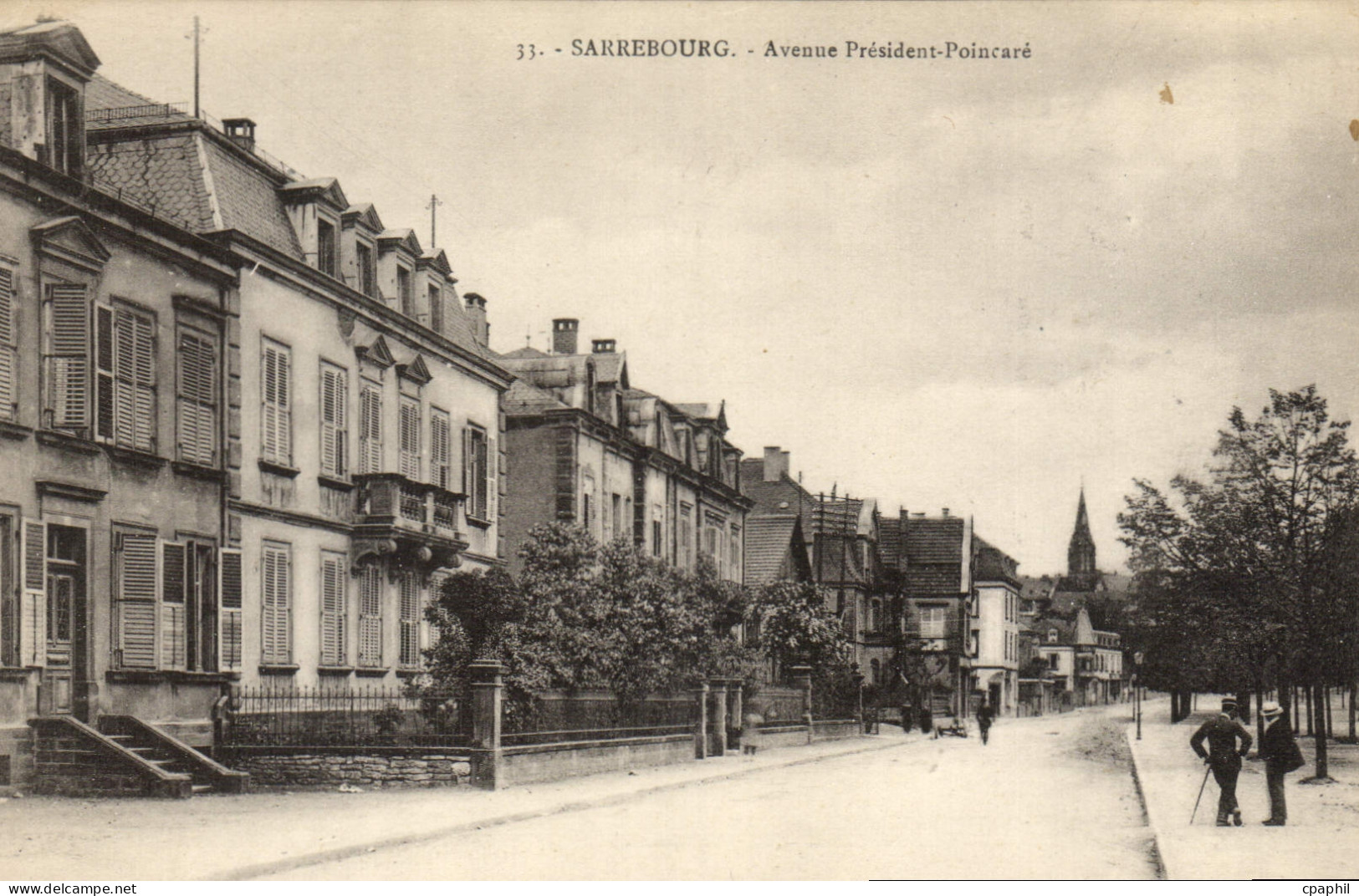 CPA Sarrebourg Avenue President Poincare