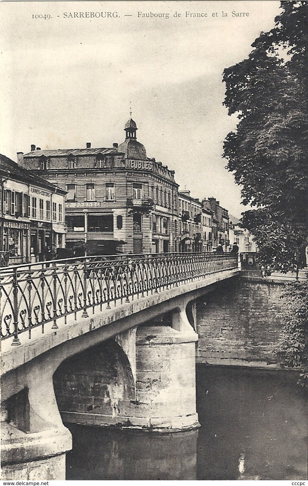 CPA Sarrebourg Faubourg de France et la Sarre