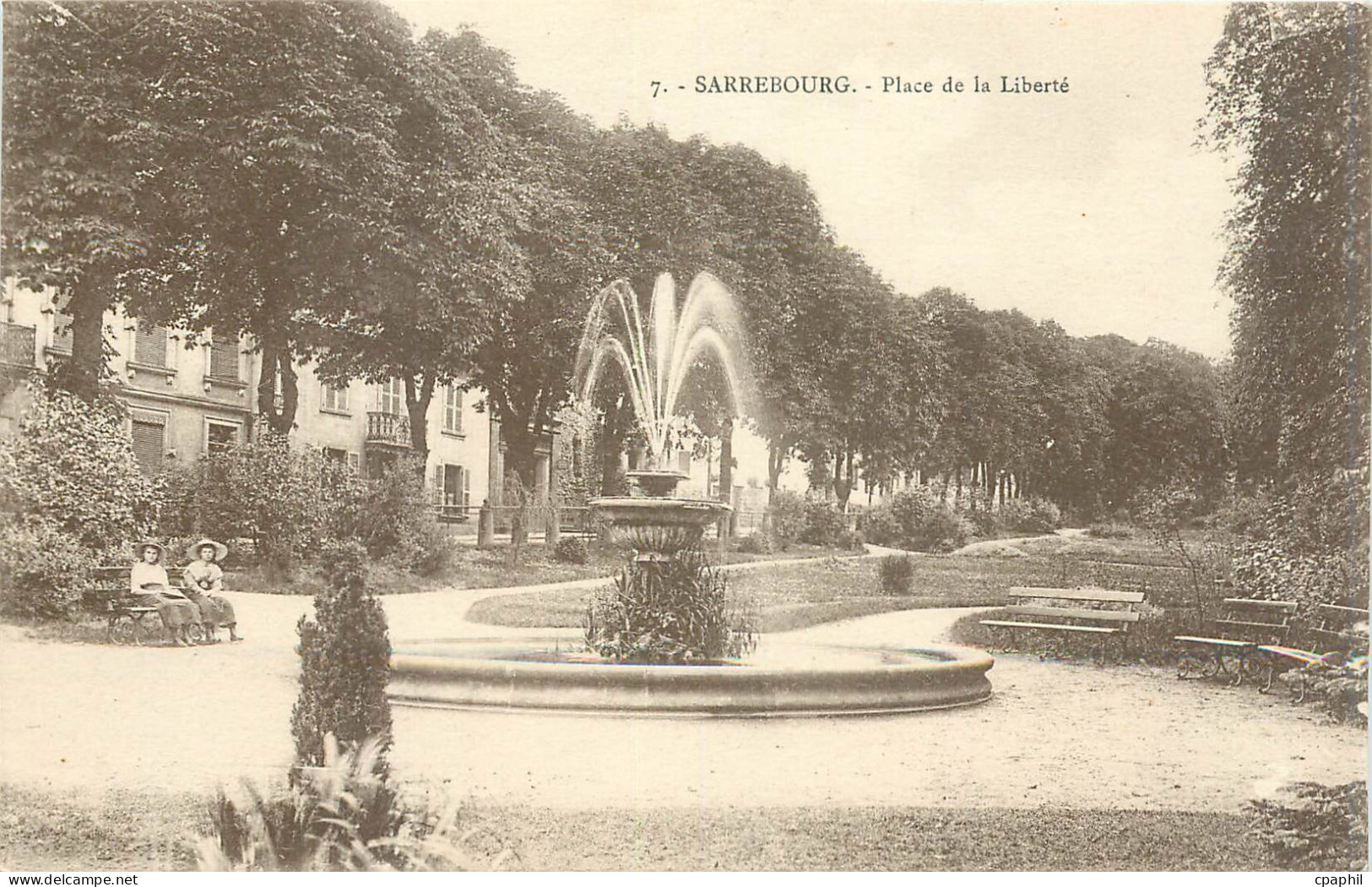 CPA Sarrebourg Place de la Liberte