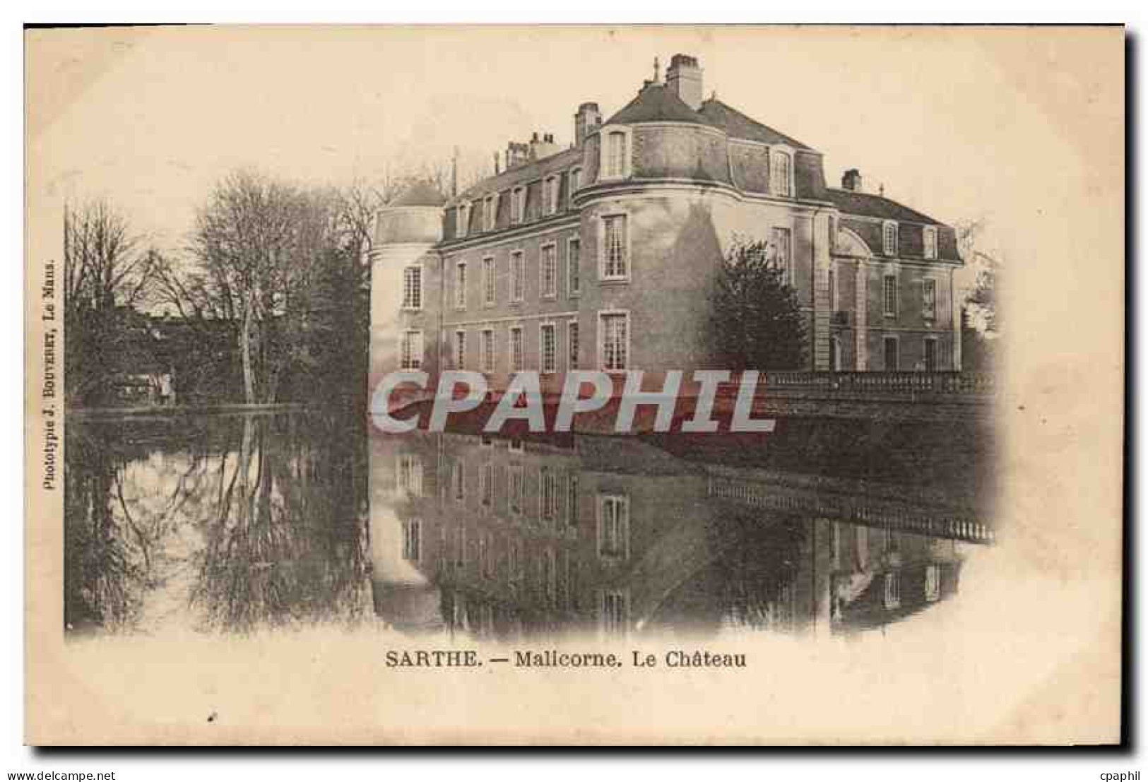 CPA Sarthe Malicorne Le Chateau