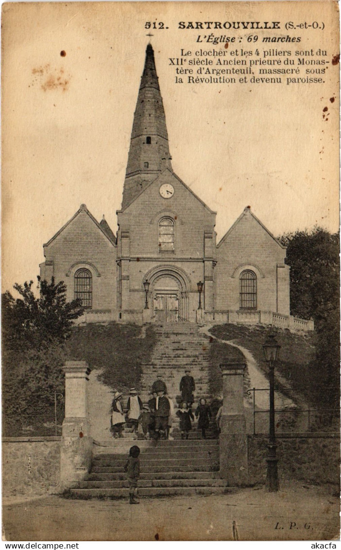 CPA Sartrouville Eglise (1449842)