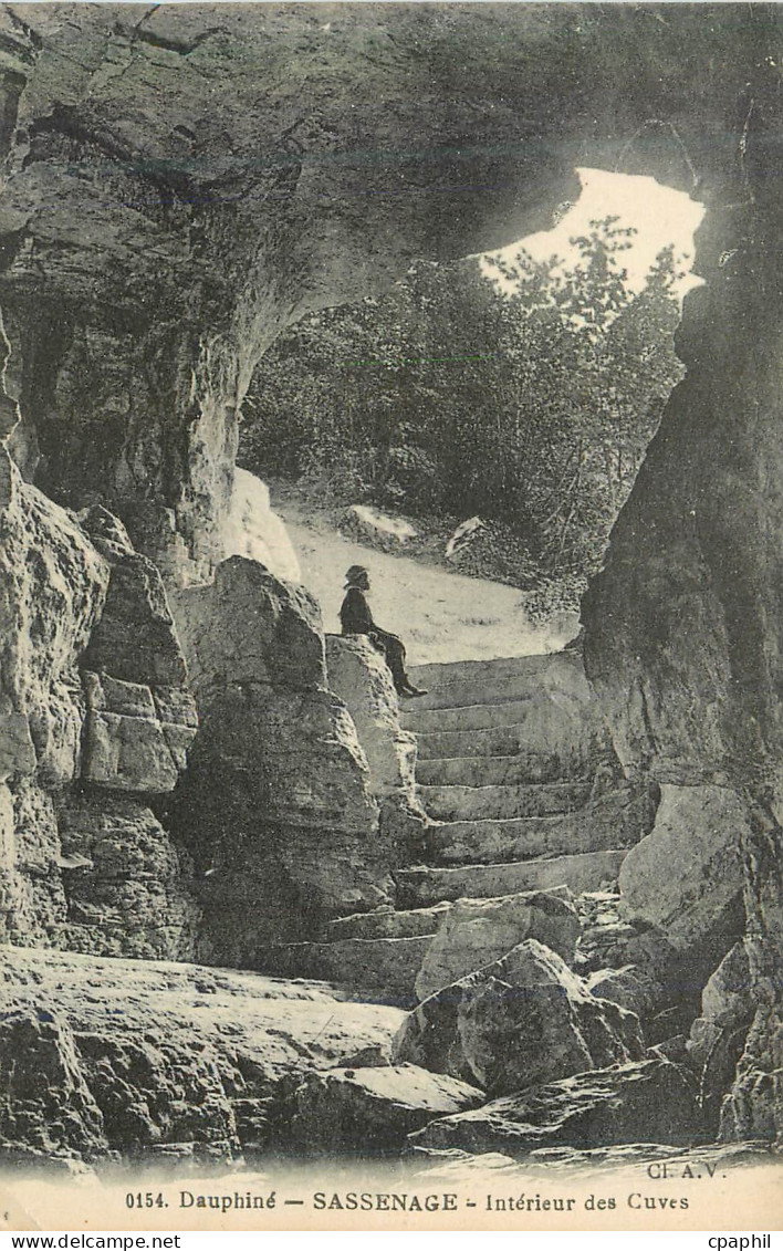 CPA Sassenage Dauphine Interieure des Cuves