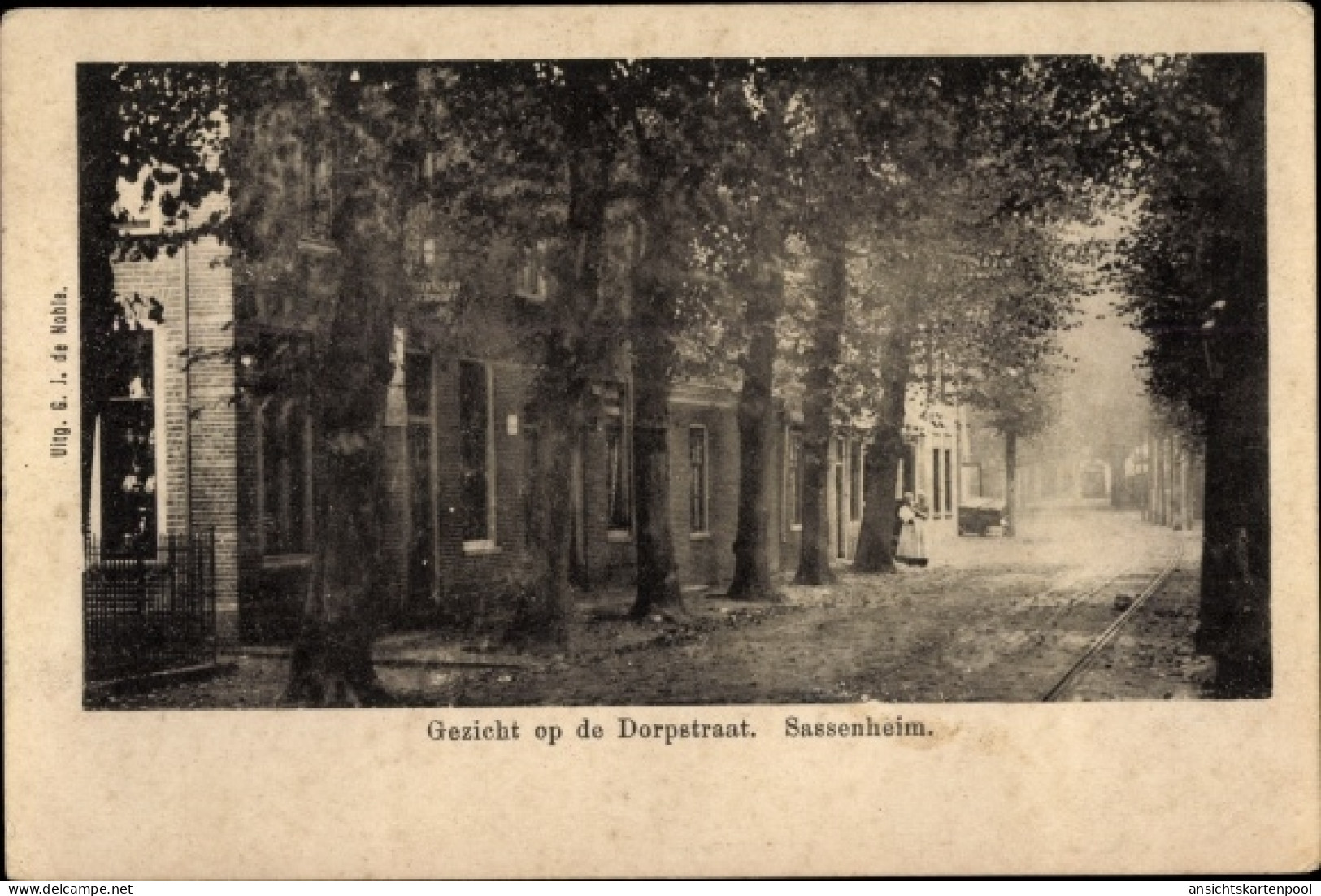 CPA Sassenheim Südholland, Dorfstraße