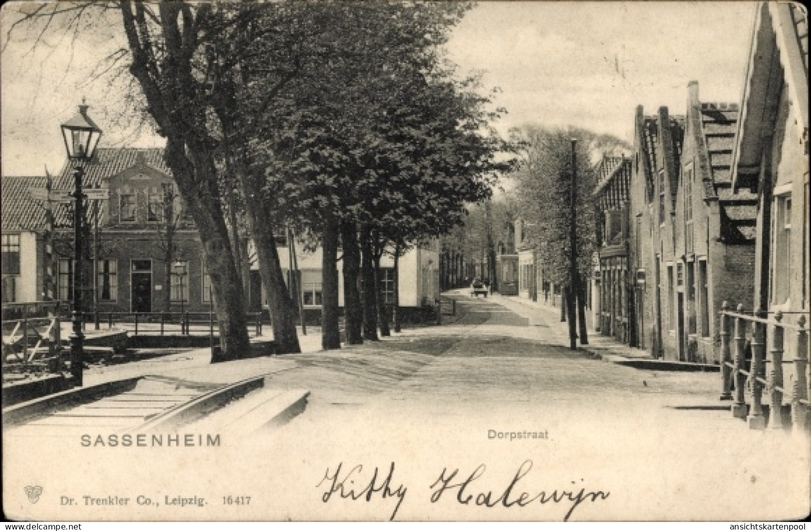 CPA Sassenheim Südholland, Dorpstraat