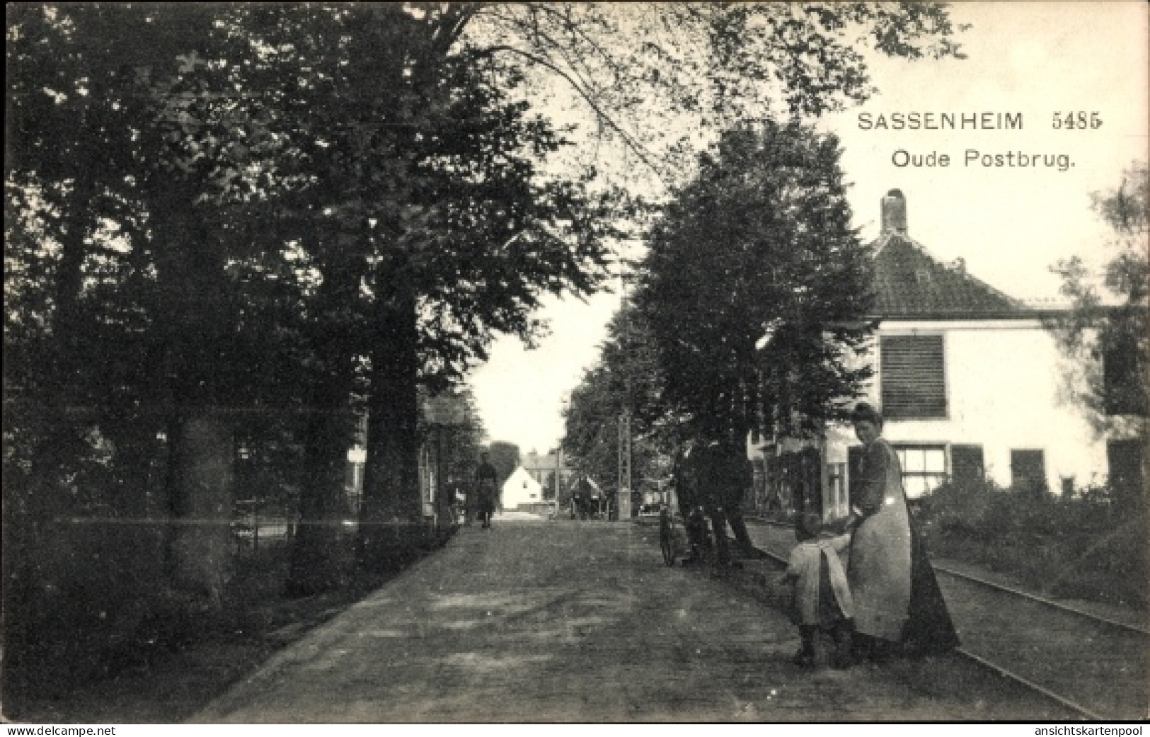 CPA Sassenheim Südholland, Oude Postbrug