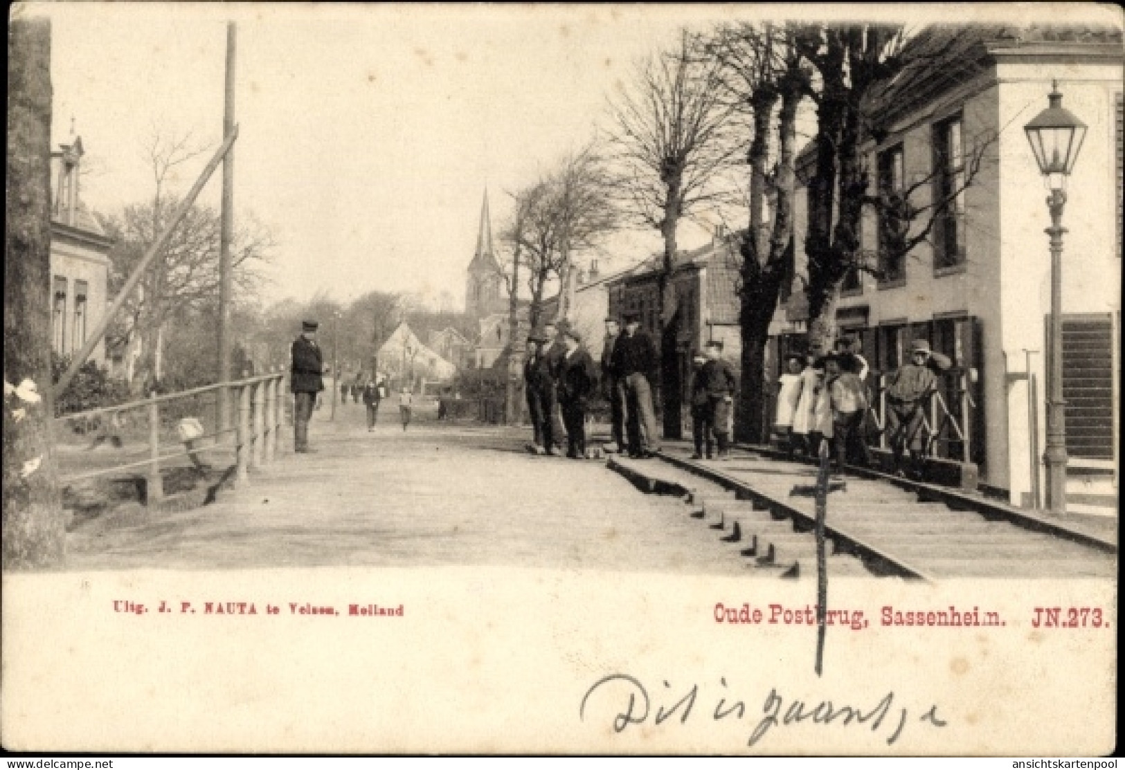 CPA Sassenheim Südholland, Oude Postbrug